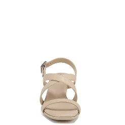 Heeled Sandals*Naturalizer Women's , Kiki Sandal Coastal Tan Faux Leather