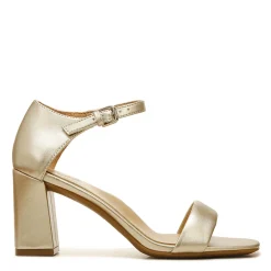 Heeled Sandals*Naturalizer Women's , Rayner Sandal Champagne Deerskin
