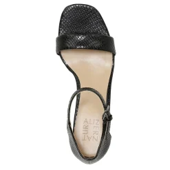 Heeled Sandals*Naturalizer Women's , Rayner Sandal Black Snake Print