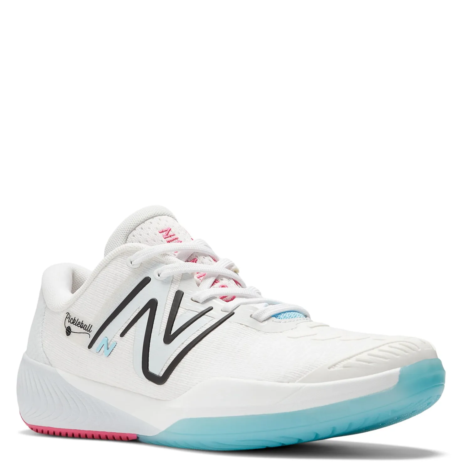 Court*New Balance Women's , 996 FuelCell Pickleball Shoe White Grey Team