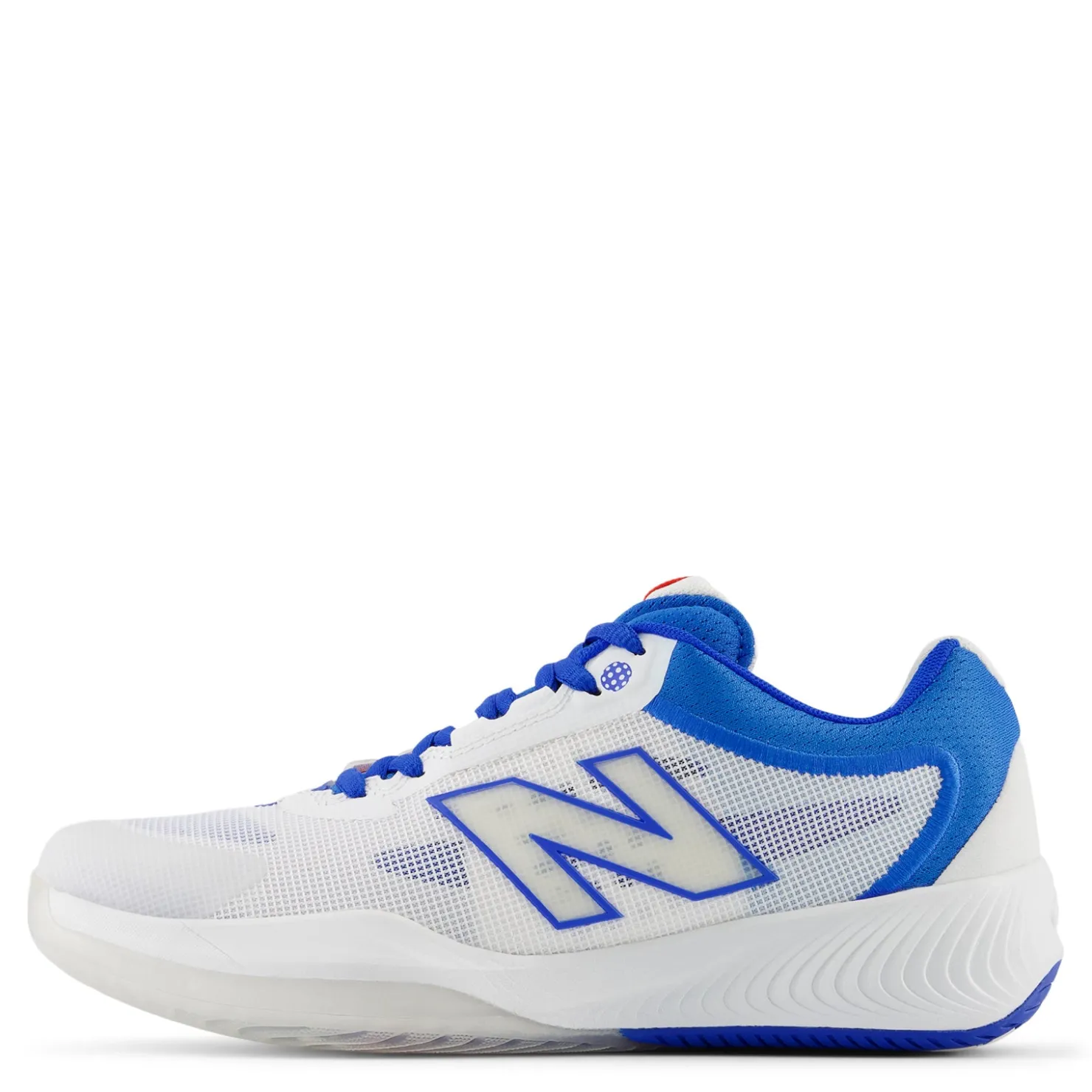 Court*New Balance Women's , 996 FuelCell Pickleball Shoe White/ Bright Blue