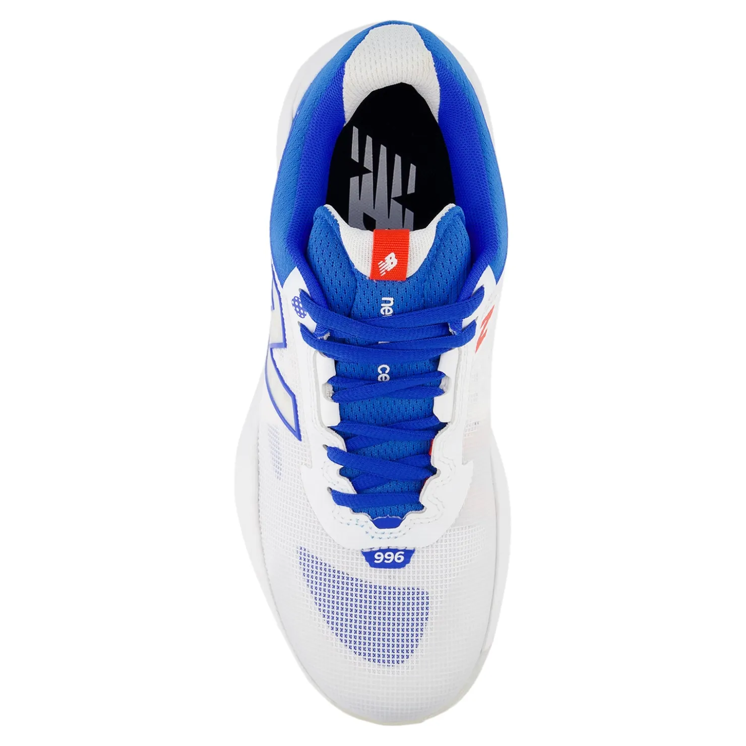 Court*New Balance Women's , 996 FuelCell Pickleball Shoe White/ Bright Blue