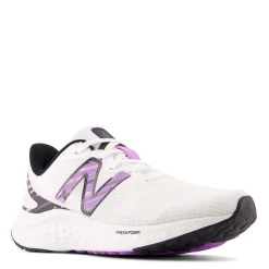 Running*New Balance Women's , Arishi Fresh Foam v4 Running Shoe White/Black/Purple Fade