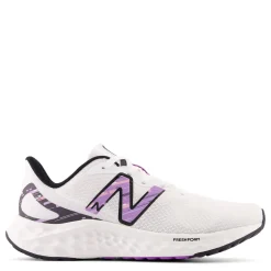 Running*New Balance Women's , Arishi Fresh Foam v4 Running Shoe White/Black/Purple Fade
