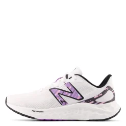 Running*New Balance Women's , Arishi Fresh Foam v4 Running Shoe White/Black/Purple Fade