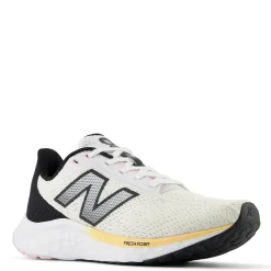 Running*New Balance Women's , Arishi Fresh Foam v4 Running Shoe White/Black/Peach Blossom