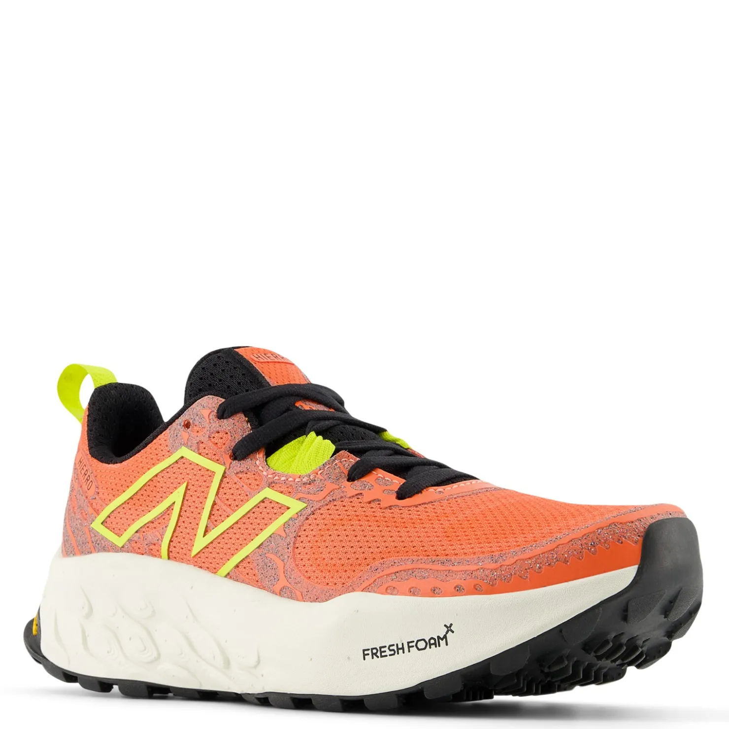 Running*New Balance Women's , Fresh Foam X Hierro v8 Trail Running Shoe Gulf Red/Tea Tree/ Angora