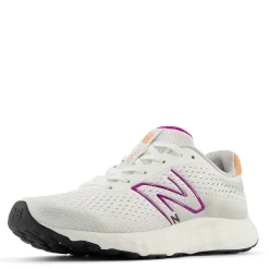 Running*New Balance Women's , 520v8 Running Shoe Grey Matter/Purple Fuchsia/Copper