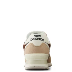 Fashion & Street*New Balance Women's , WL574 v2 Sneaker Flat Taupe/Rich Oak/Turtledove