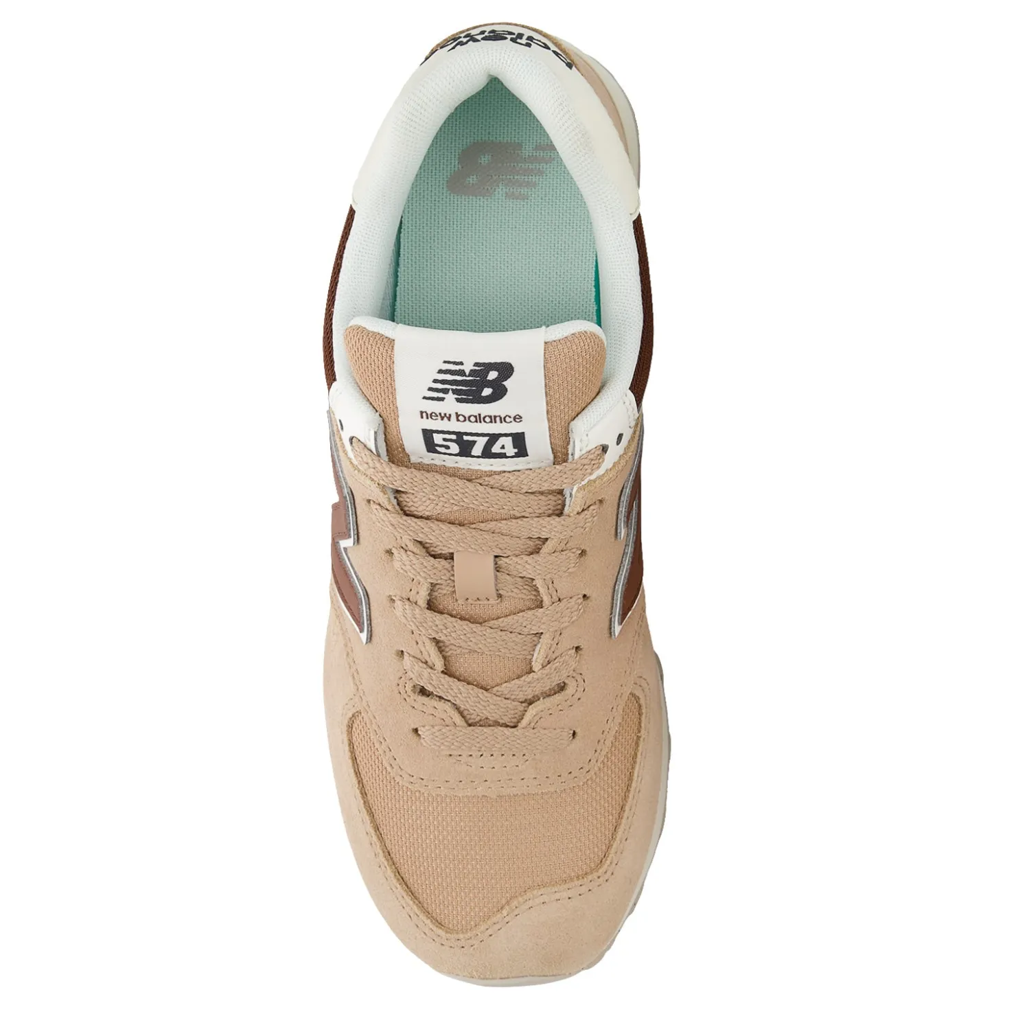 Fashion & Street*New Balance Women's , WL574 v2 Sneaker Flat Taupe/Rich Oak/Turtledove