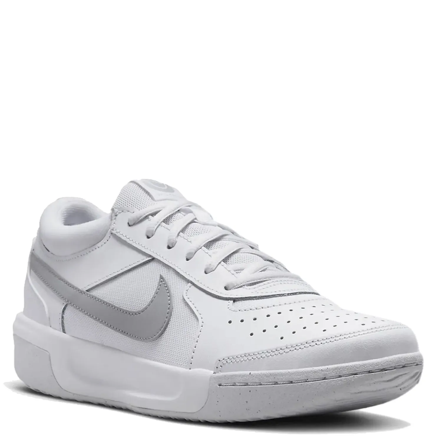Court*Nike Women's , Air Zoom Lite 3 Tennis Shoe White/Silver