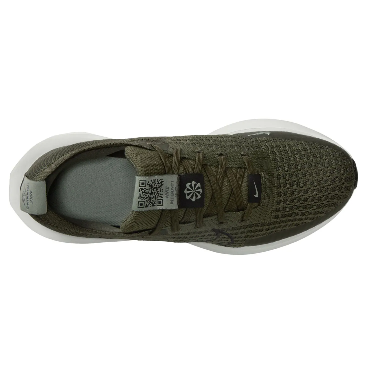 Running*Nike Women's , Interact Run Running Shoe Cargo Khaki/Black-Jade Horizon