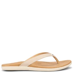 Flip Flops*OluKai Women's , Honu Sandal Beige