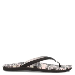 Flip Flops*OluKai Women's , Ho'opio Hau Sandal Black Camo