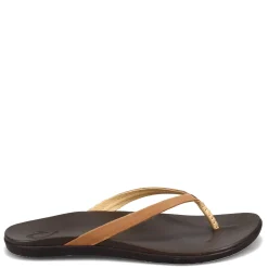 Flip Flops*OluKai Women's , Ho'opio Thong Sandal Brown