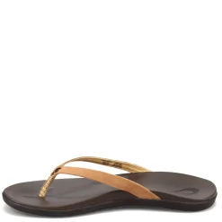 Flip Flops*OluKai Women's , Ho'opio Thong Sandal Brown