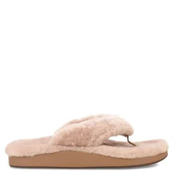 Flip Flops*OluKai Women's , Kipe'a Heu Slipper Tan