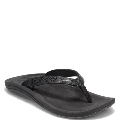 Flip Flops*OluKai Women's , Kulapa Kai Sandal Black