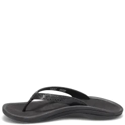 Flip Flops*OluKai Women's , Kulapa Kai Sandal Black