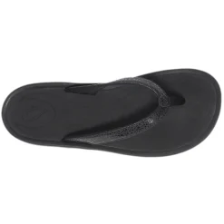 Flip Flops*OluKai Women's , Kulapa Kai Sandal Black