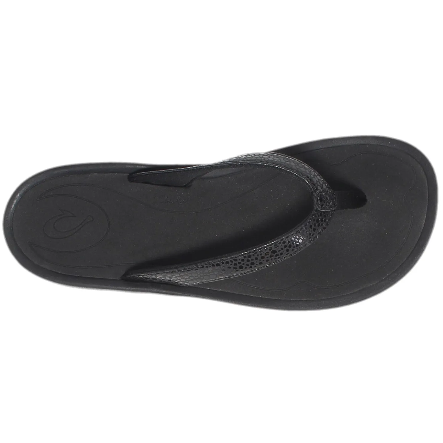 Flip Flops*OluKai Women's , Kulapa Kai Sandal Black