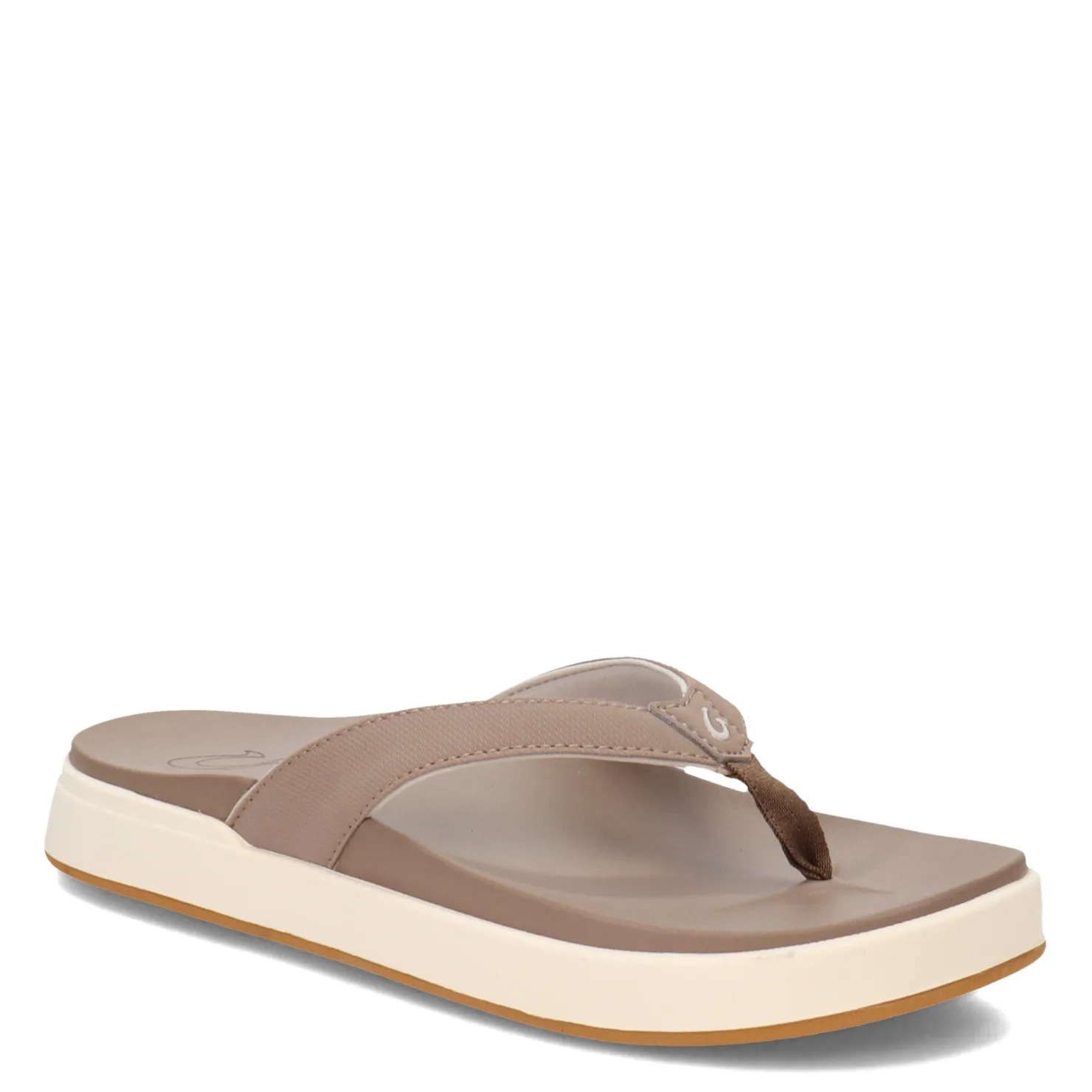 Flip Flops*OluKai Women's , Nu'a Pi'o Sandal Taupe