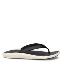 Flip Flops*OluKai Women's , Pi'oe Sandal Black