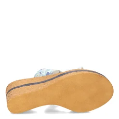 Wedges*Onex Women's , Anastasia Sandal Blue