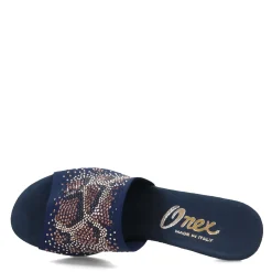 Heeled Sandals*Onex Women's , Bell Sandal Navy