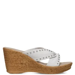 Wedges*Onex Women's , Belynda Sandal White