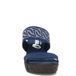 Wedges*Onex Women's , Bernice Sandal Navy