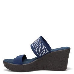 Wedges*Onex Women's , Bernice Sandal Navy