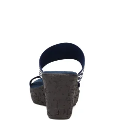 Wedges*Onex Women's , Bernice Sandal Navy