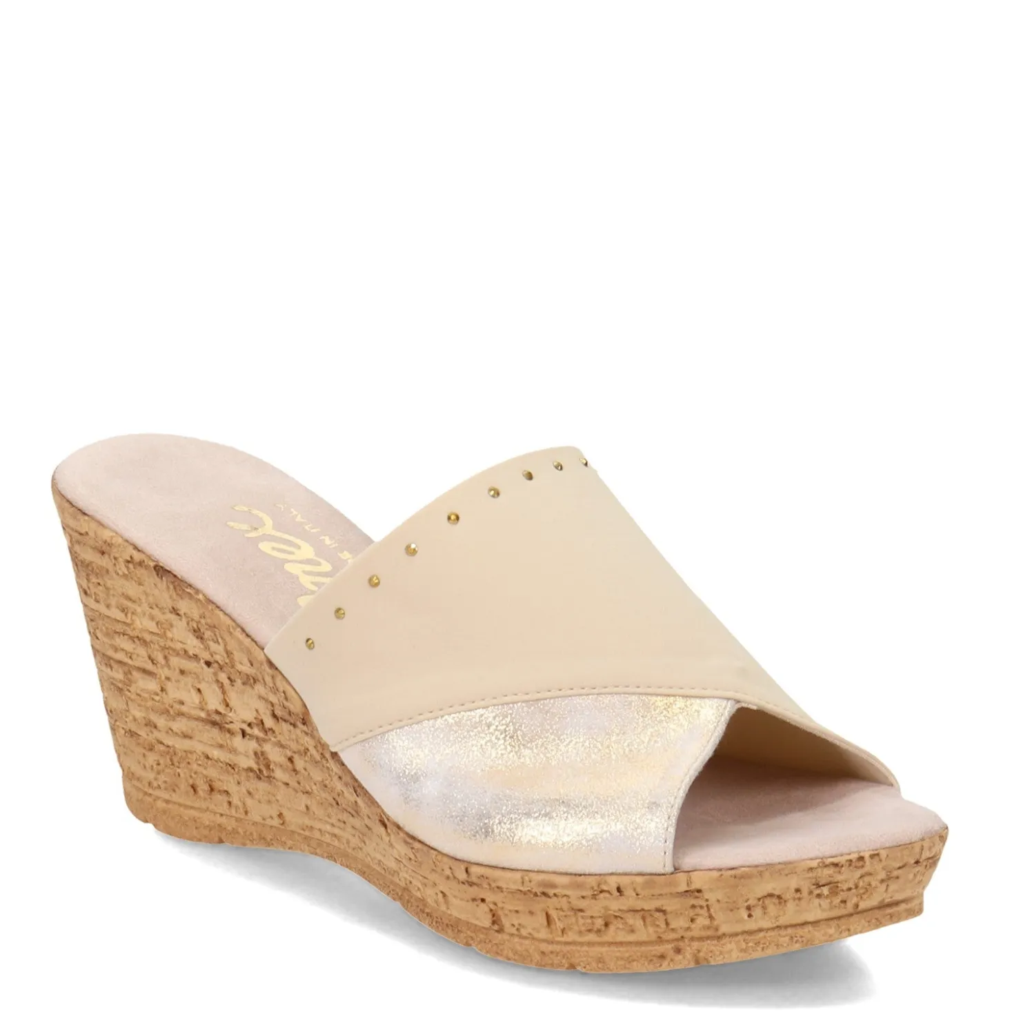 Wedges*Onex Women's , Cathi Sandal Beige