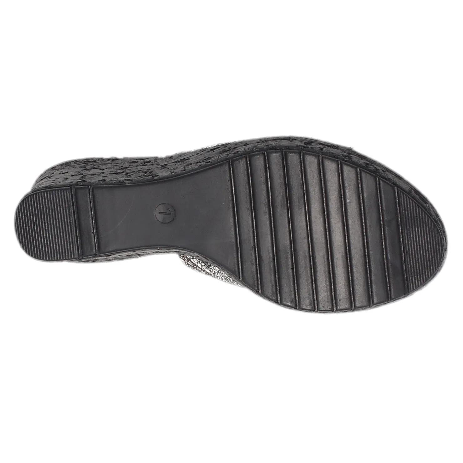 Wedges*Onex Women's , Danica Sandal Black Stretch