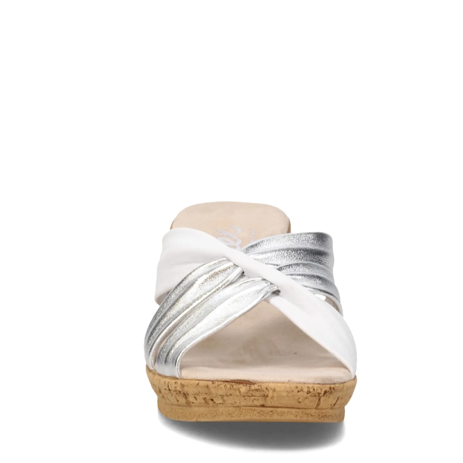 Wedges*Onex Women's , Hadley Sandal White Silver