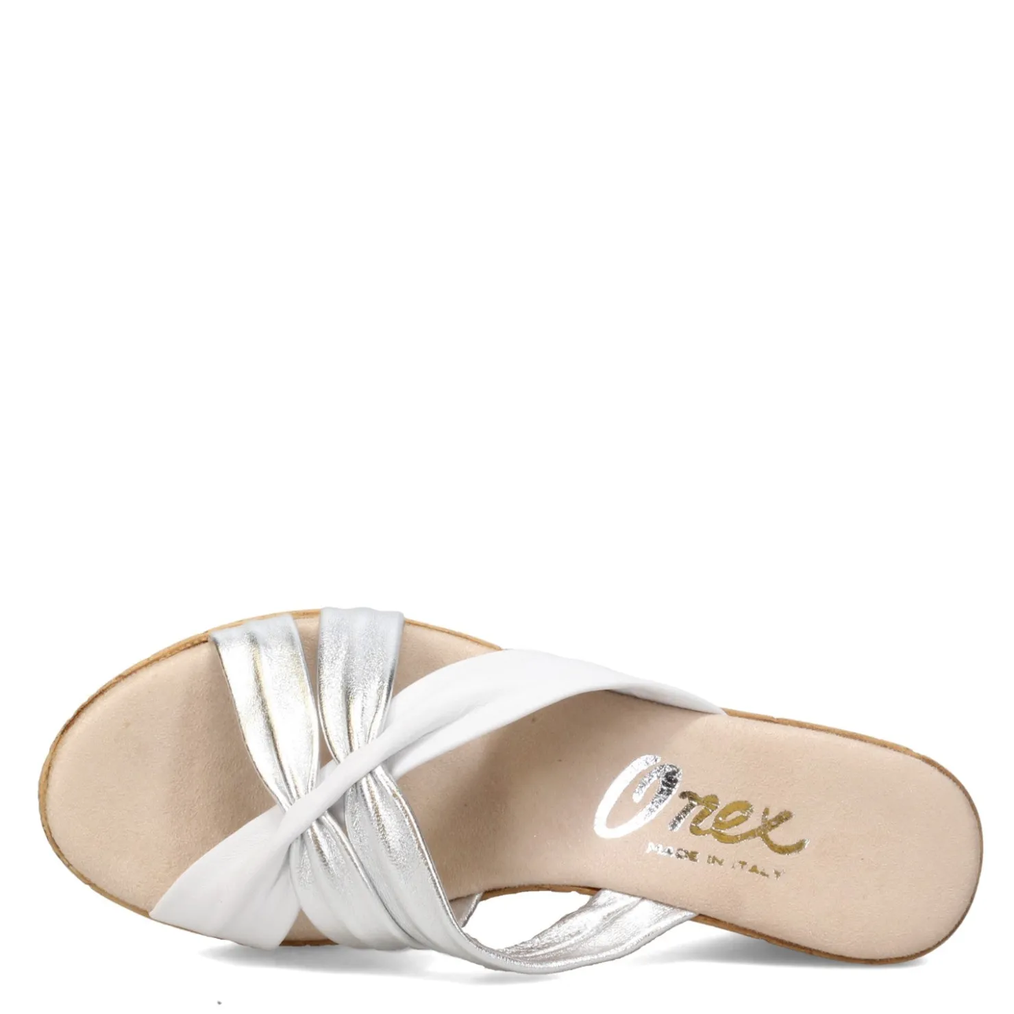 Wedges*Onex Women's , Hadley Sandal White Silver