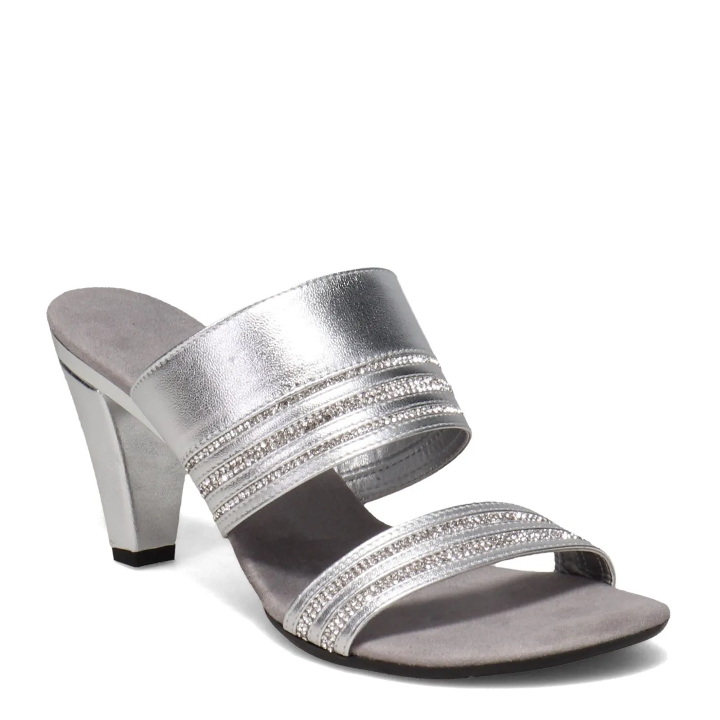 Heeled Sandals*Onex Women's , Lydia-L Sandal Silver
