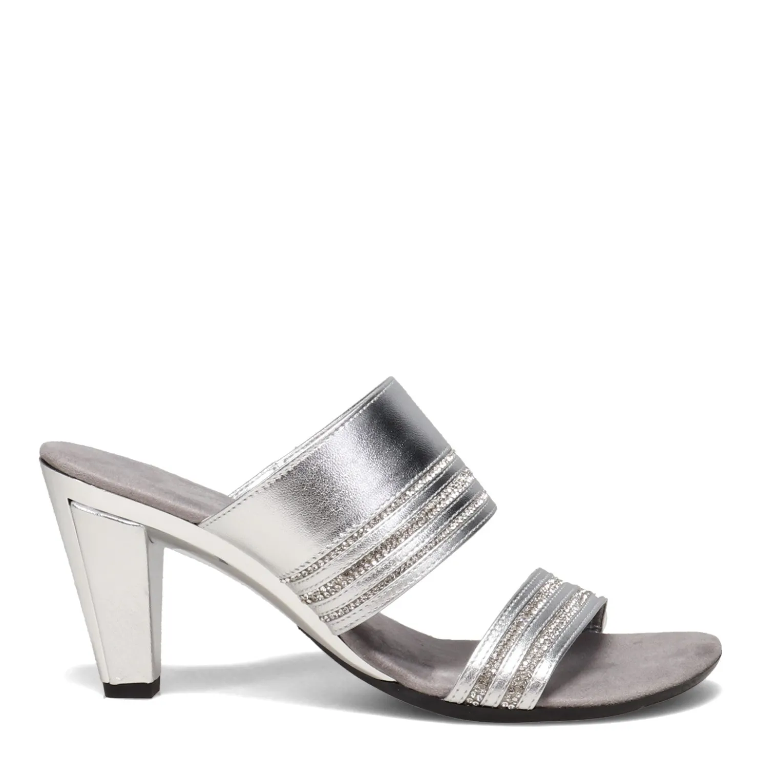 Heeled Sandals*Onex Women's , Lydia-L Sandal Silver