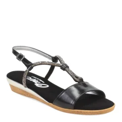 Wedges*Onex Women's , Malta 2 Sandal Black