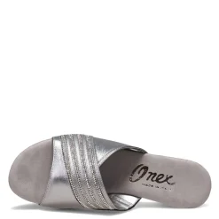 Heeled Sandals*Onex Women's , Maxine-L Sandal Pewter