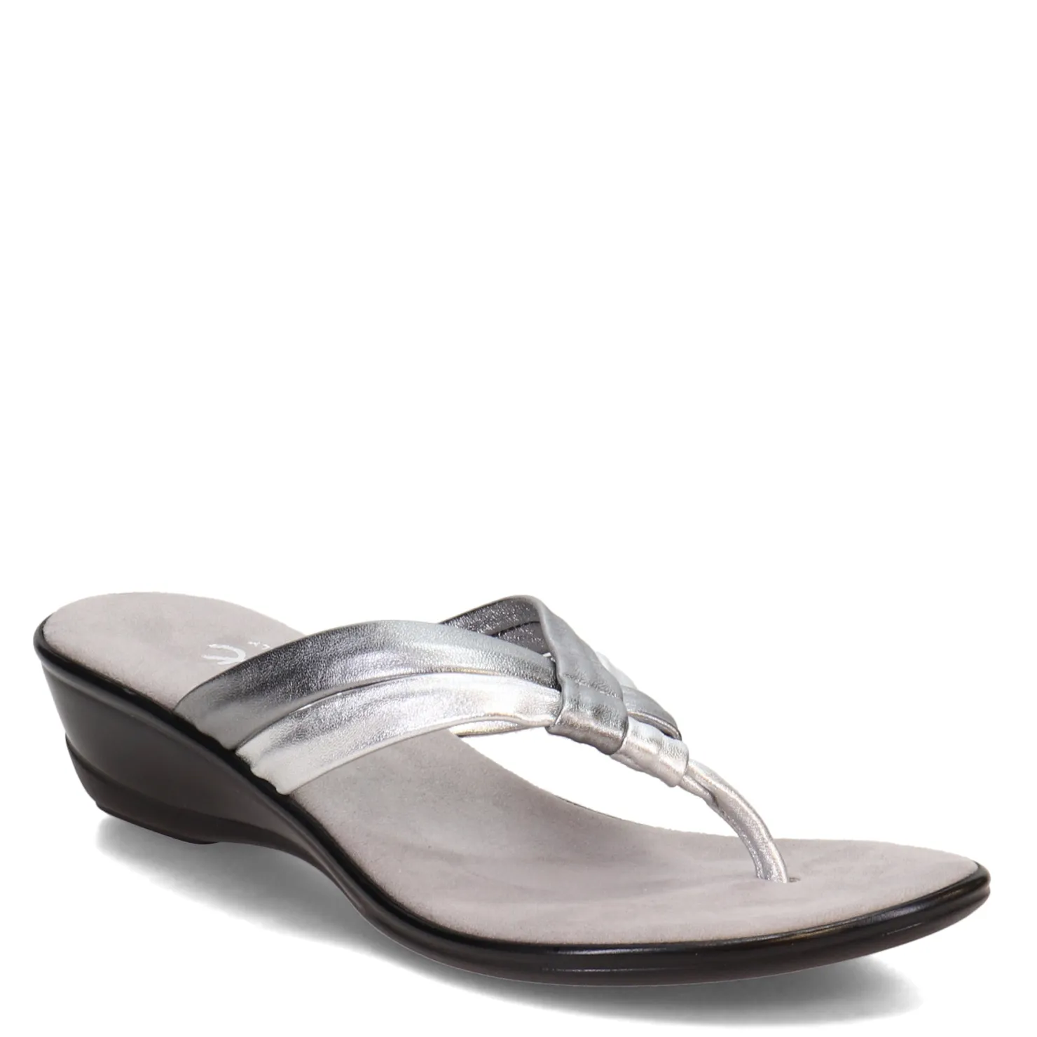 Flip Flops*Onex Women's , Melba Sandal Pewter Silver Metallic Mix