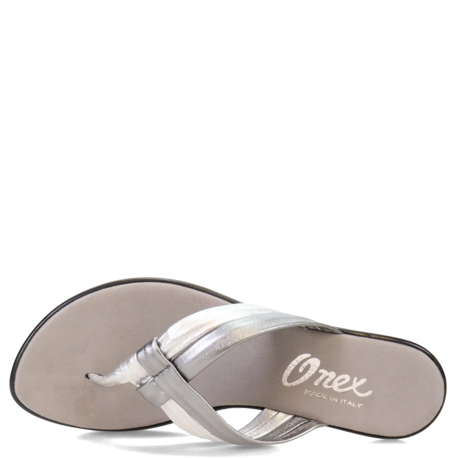 Flip Flops*Onex Women's , Melba Sandal Pewter Silver Metallic Mix