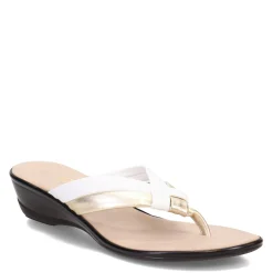 Flip Flops*Onex Women's , Melba Sandal White Gold