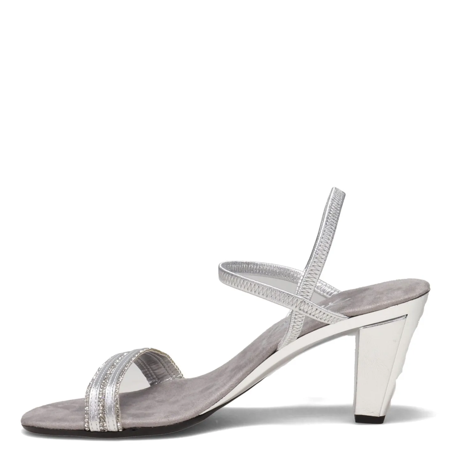 Heeled Sandals*Onex Women's , Roxi Sandal Silver
