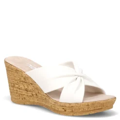 Wedges*Onex Women's , Ruth Sandal White