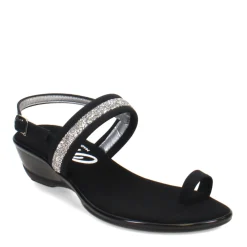 Wedges*Onex Women's , Stela Sandal Black