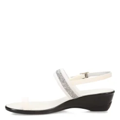 Wedges*Onex Women's , Stela Sandal White