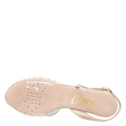 Heeled Sandals*Onex Women's , Suzanne Sandal Gold Platinum