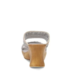 Wedges*Onex Women's , Tabitha Sandal Silver Mix